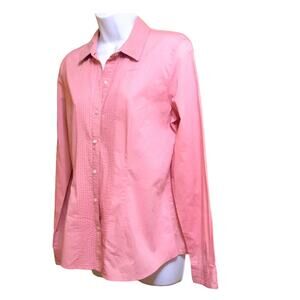 Tommy Hilfiger Pink Cotton Shirt. L